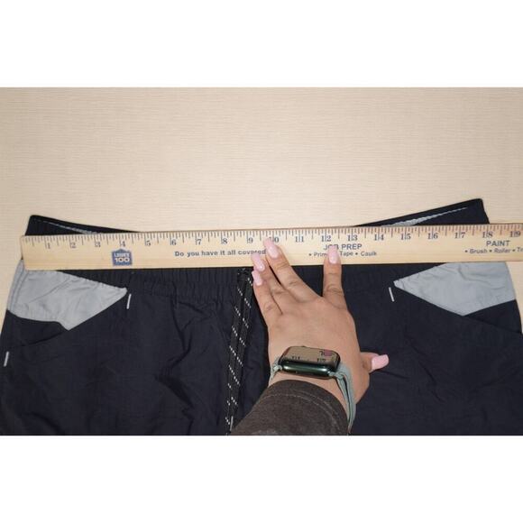 Columbia Men’s Swim Trunks Size L | Black Gray Drawstring Nylon Mesh Lined Board - Picture 9 of 11